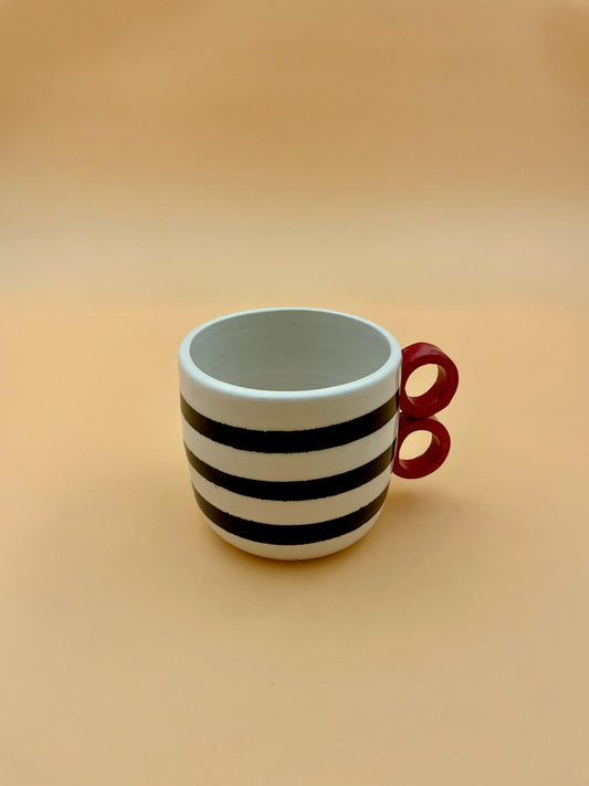 Striped large cup